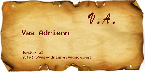 Vas Adrienn névjegykártya